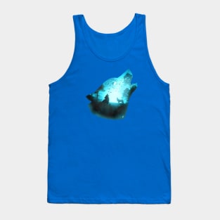 Blue Wolf Tank Top